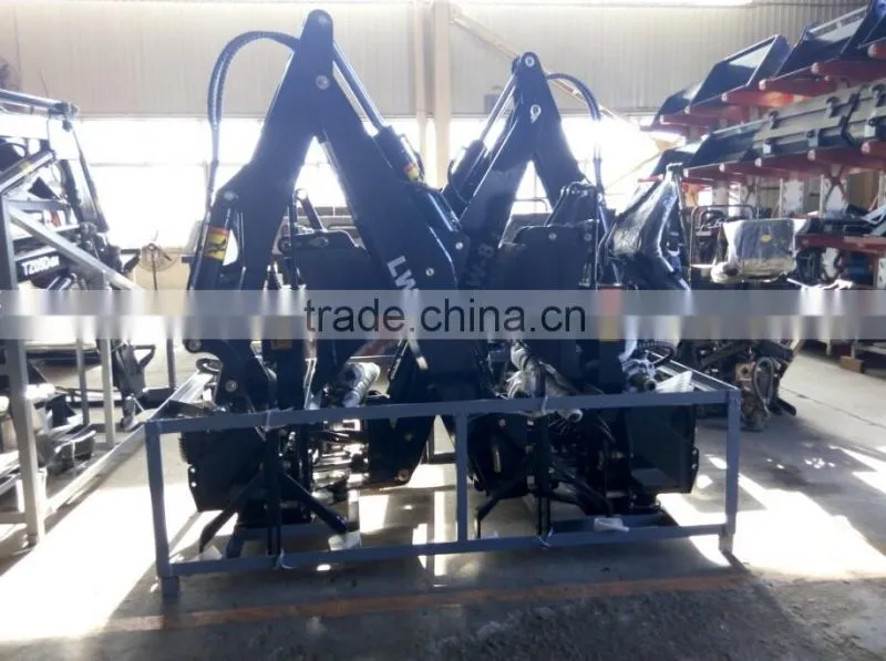 65HP QLN654 Tractor with Front End Loader and backhoe, tractor backhoe loader