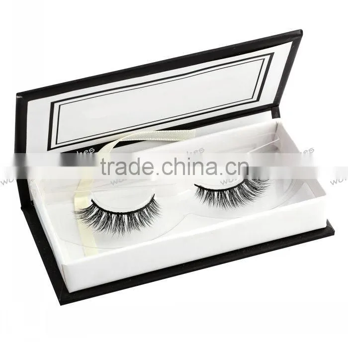 siberian mink fur strip eyelash with custom packaging permanent false eyelashes