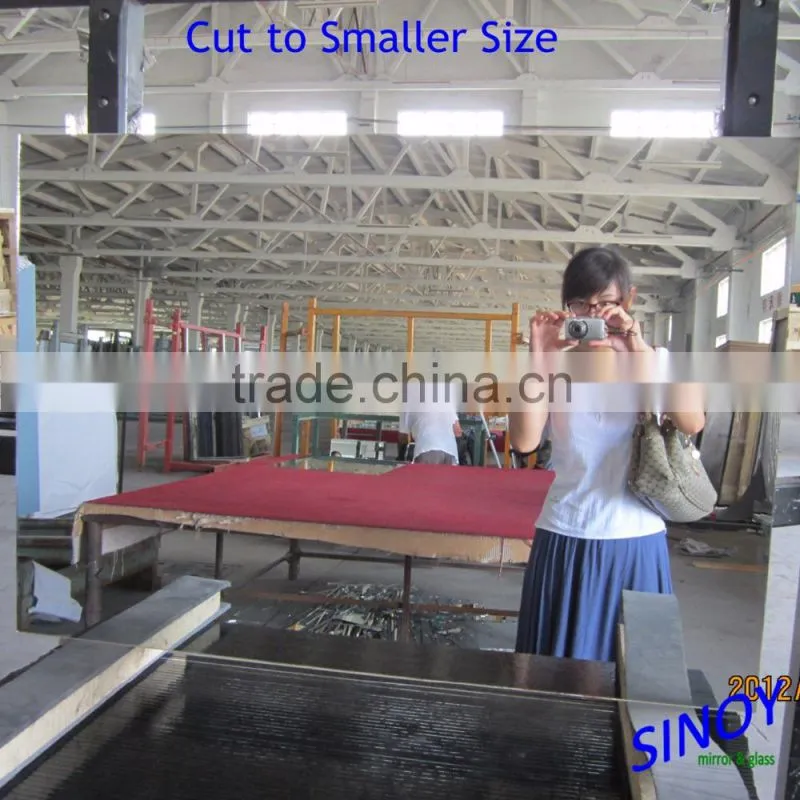 large wall mirror glass with ISO certification