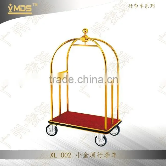 XL-007 Five Stars Stainless Steel Bellman Luggage Cart/Trolley