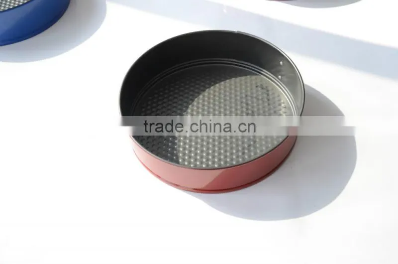 Carbon Steel Non-stick Round Springform Cake Pan 2pcs set with Color Printing