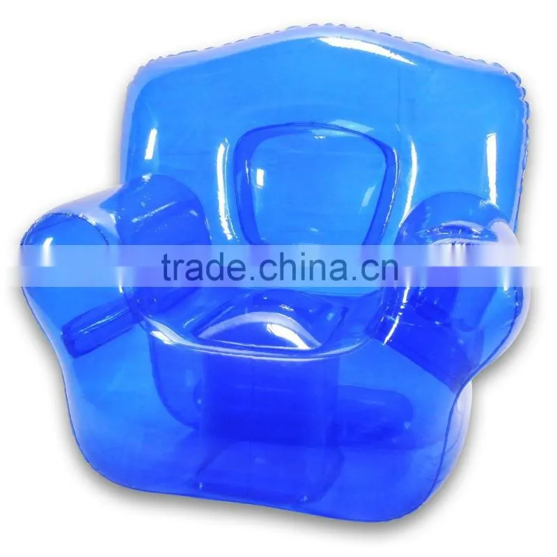 Popular Transparent Inflatable Corner Chair Air Sofa Inflatable Couch for Sale