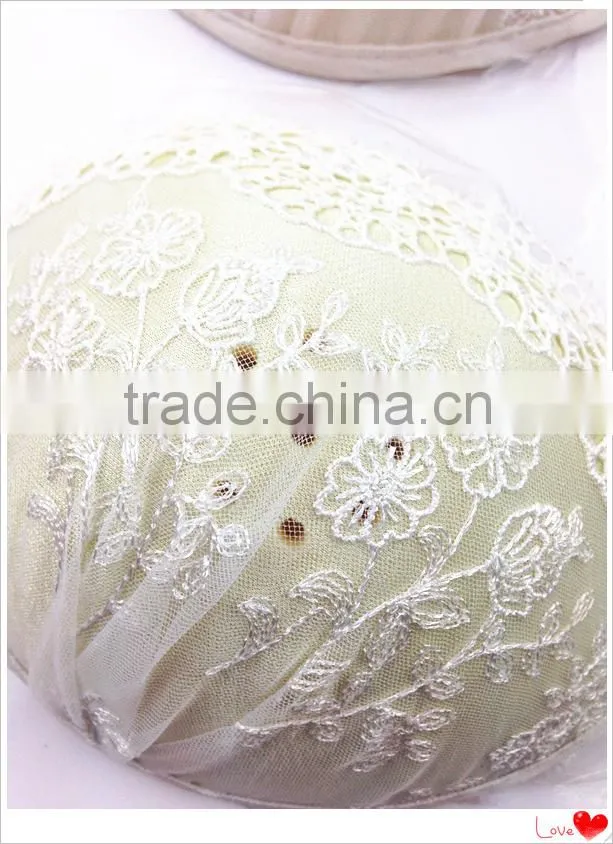 Female Self-adhesive sexy bra seamless white lace sponge bra