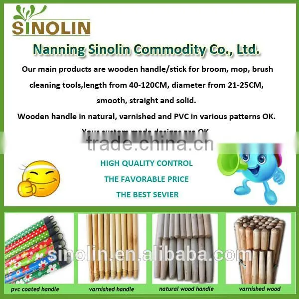 metal broom handle with plastic coat