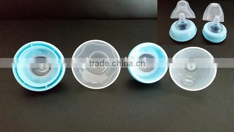 Funny baby feeder bottle color changing baby bottle with handle and straw