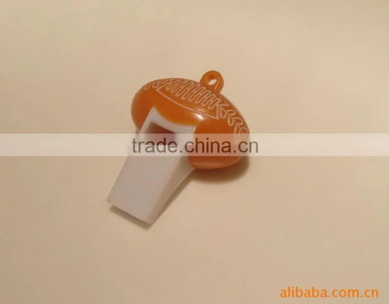 Kids gift Plastic football whistles funny whistle cheap plastic whistles