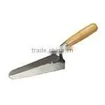 Plastering Trowels with Wooden Handle, Closed Type, Square Notching Tools