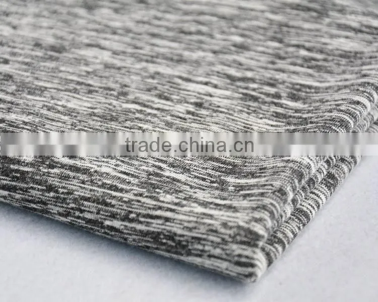 Jiufan two-sided jersey fabric of polyester cotton wholesale fabric for sport jersey