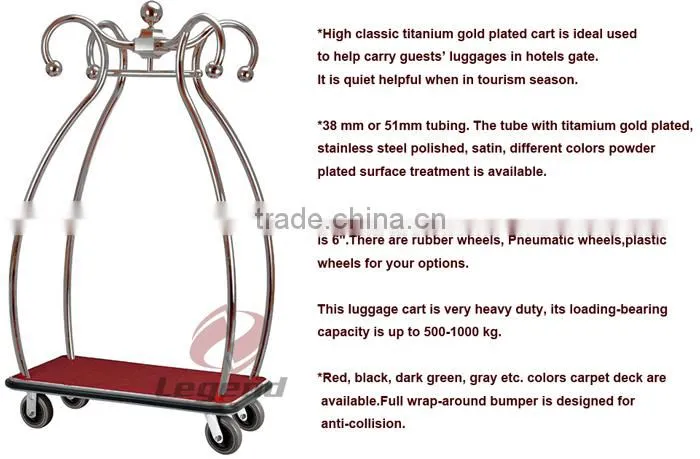 Customized Hotel concierge trolley in China