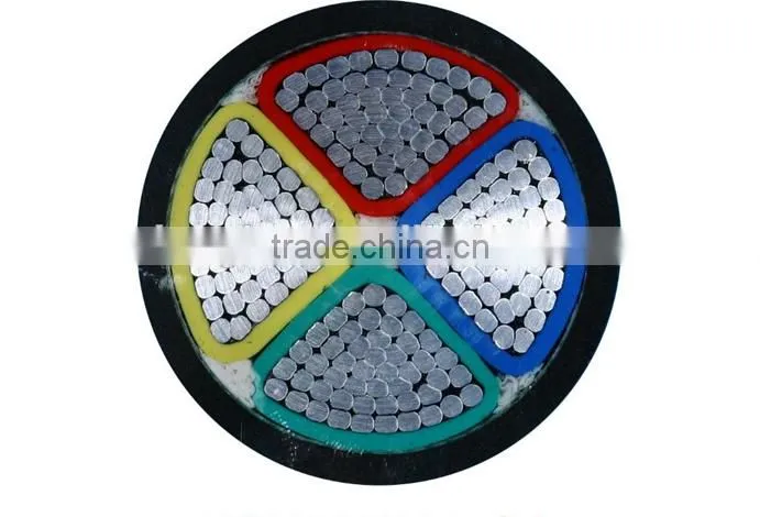 VLV22 Aluminum conductor PVC insulated Armored cable PVC sheathed armored cable power cable 240 sq meter