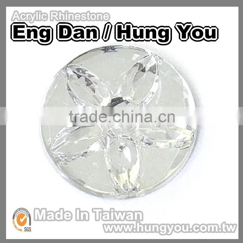 Wide Range of Non Hot Fix 15mm Round Rhinestones