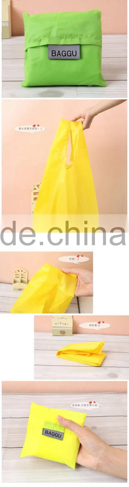 Polyester foldable shopping tote bag fabric