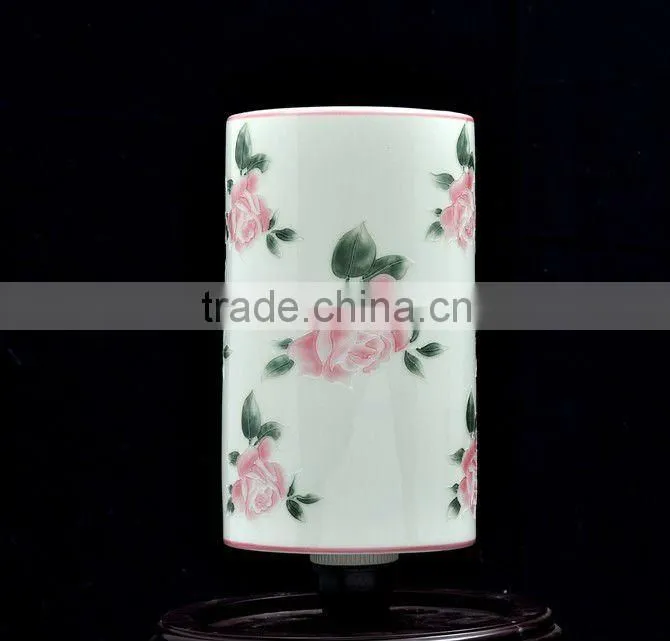 porcelain lamp shade , ceramic lamp holder