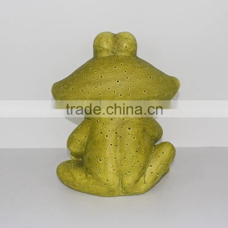 Customized Resin Animal Model Ornament Polyresin Garden Animal Statue Magnesium Oxide Resin Frog Decoration