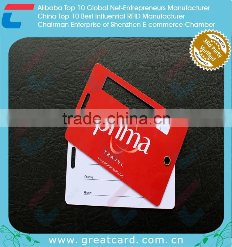 CMYK printing plastic gift card / customized greeting card