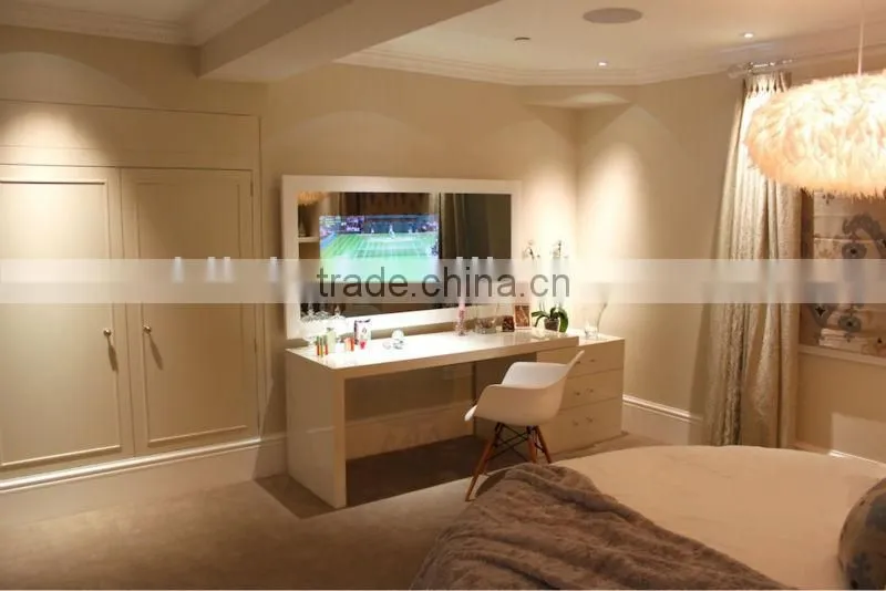 magic bedroom furniture LED mirror set with TV