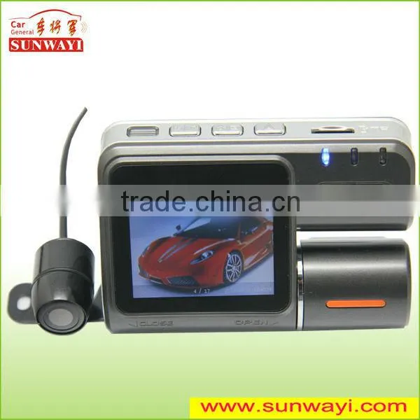 720p car black box dual camera