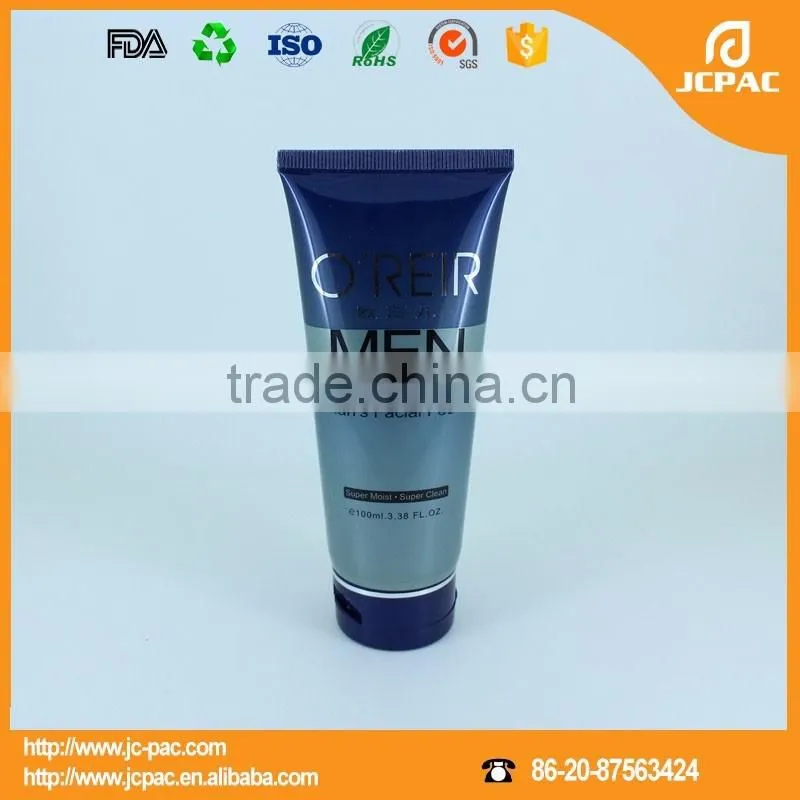 cosmetic plastic whitening cream massage tube