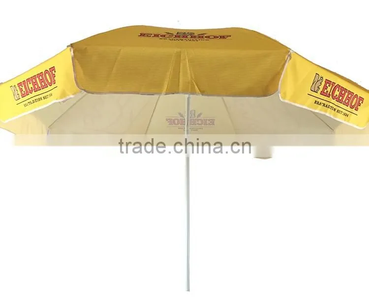 Guaranteed quality proper price yellow beach sun umbrellas