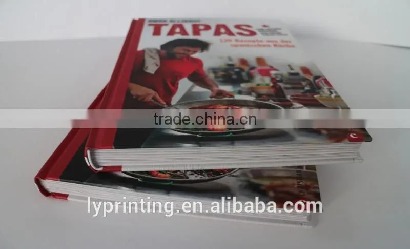 Printing High Quality Hard Cover Cookbook Books for Sale