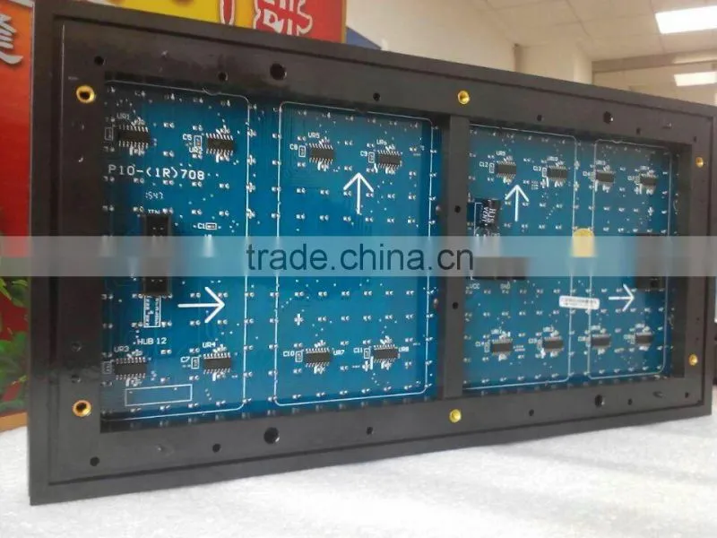 p10 red blue yellow white 3 color led module display /// three color p10 module led