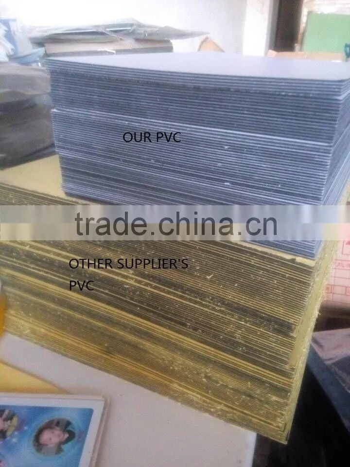 China own factory 0.5mm high density self-adhesive pvc sheet for photo album