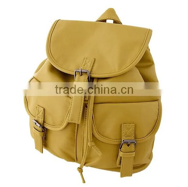 cheap and nice pu backpack for girl wholesale