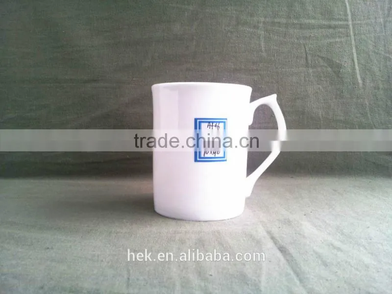 White ceramic Bone China Ceramic Coffee Mug with Handle