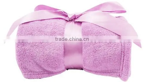 soft various color coral cheap fleece gifts Promotional Blanket