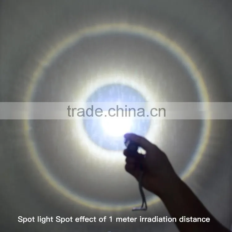latest China factory XPG 5w 18650 rechargeable Mini zoom flash light for camping outdoor