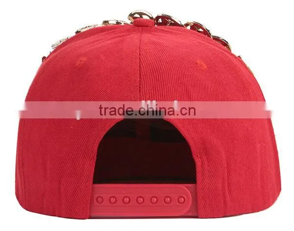 New Design Custom Metal Logo Snapback Hats For Sale