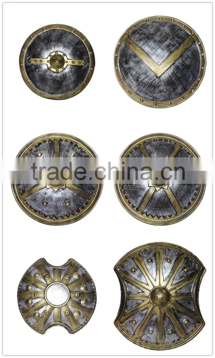 Party Cosplay Accessories PVC Shield Plastic Toy Shield Medieval Shield
