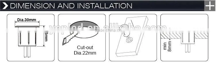 Hot Sale CE/RoHS/GS/SAA/UL Color Changing Stair lights 10-Pack / IP65 Recessed Color Changing Stair light Kits