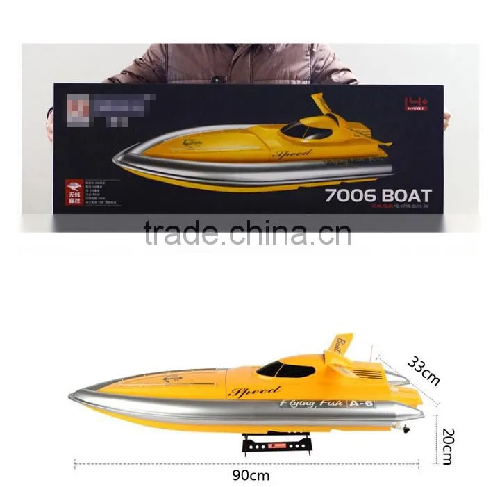 7006 90CM Remote Control RC Racing Speed Boat 40KM/H, RC Large Scale Ship Models