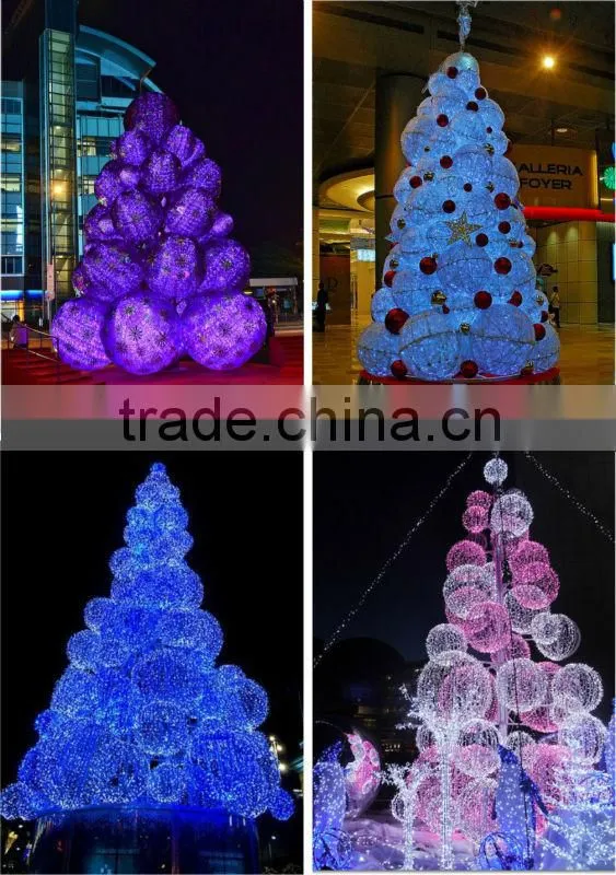 customizable giant outdoor christmas decorative tree