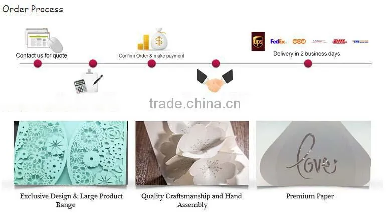 W31 Laser wedding card place card Love flower Holder Table Seat Card for Wedding
