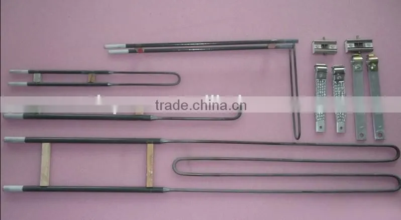 high quality 1600C electric furnace double spiral SiC heating element