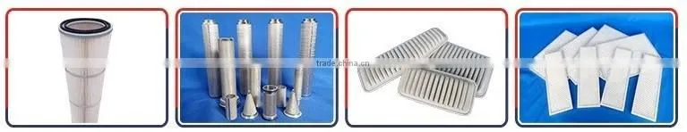 Air Intake Filter Element For Gas Turbine Pleated Filter