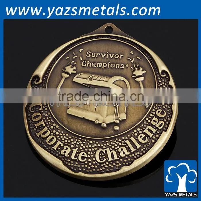 manufacturer antique brass souvenir geocache coin medal