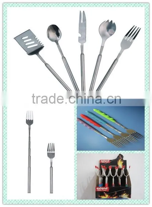 Telescopic bbq Fork