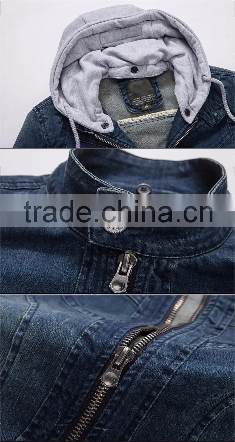 2016 Hot sale jeans wholesale windbreaker denim jacket