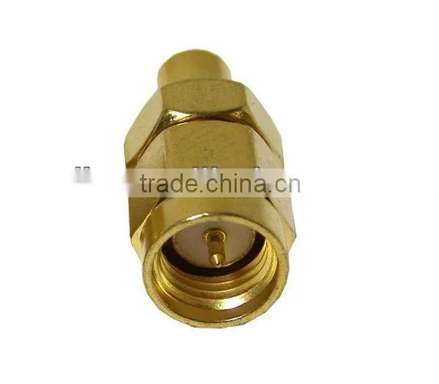 rf coaxial adapter straight type mmcx female to sma male adaptor