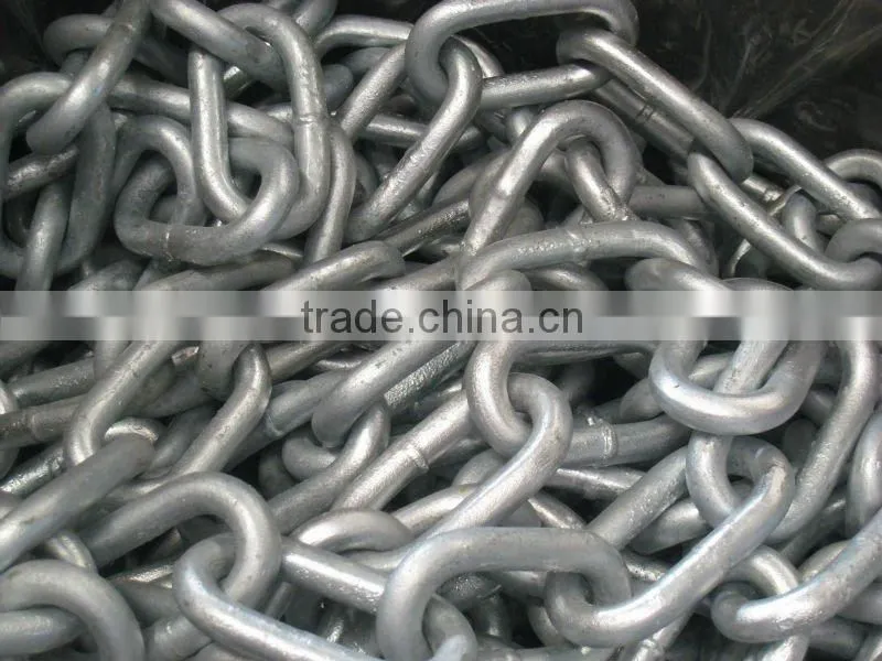 electric steel chain long chain with CCS certificate