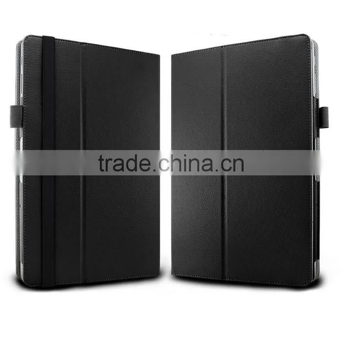 Tablet Folio Stand case for Samsung Galaxy Tab Pro S with Elastic Strap