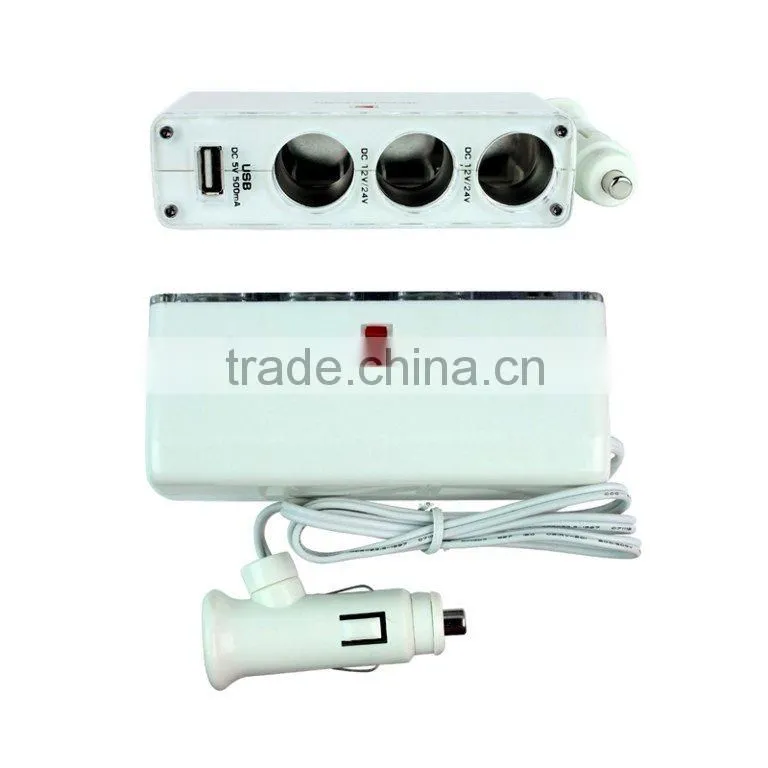 car cigarette socket with USB