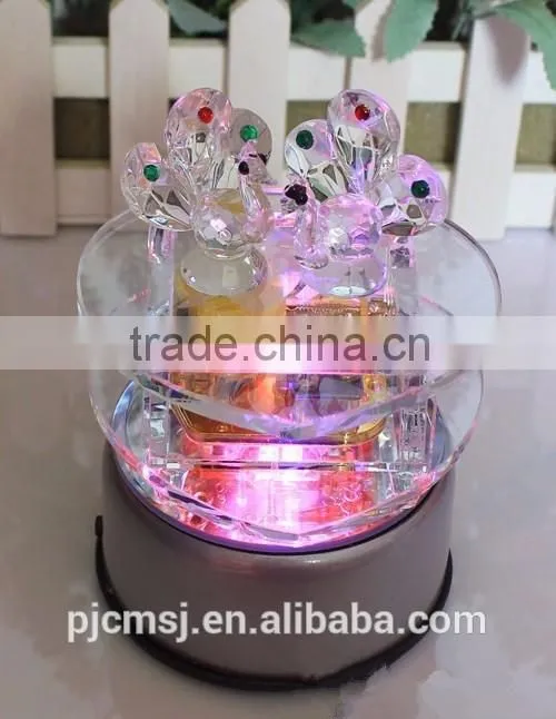 crystal musical instruments with animals for wedding gift favors 2015
