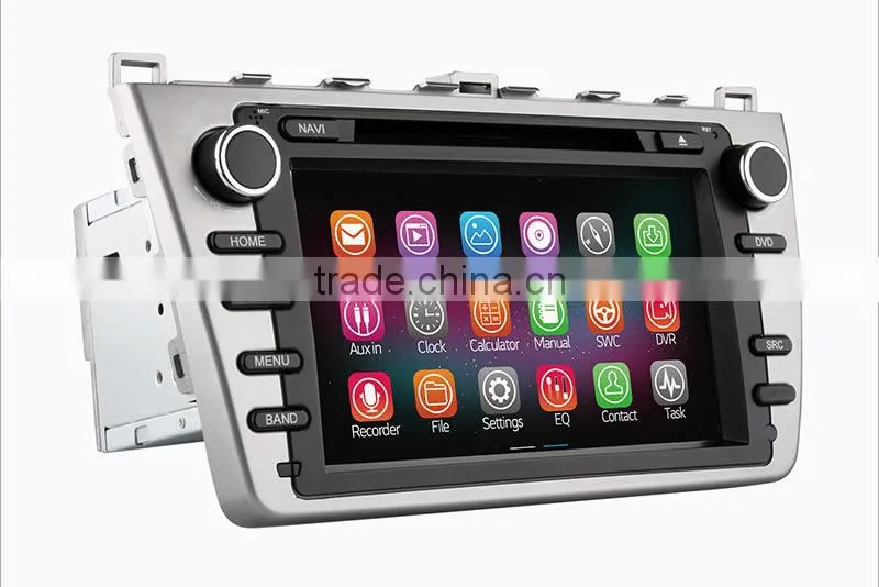 Ownice Android 4.4.2 Quad Core 1.6GHz For Mazda 6 dvd player gps navi +2GB DDR3 +16GB Flash HD 1024*600