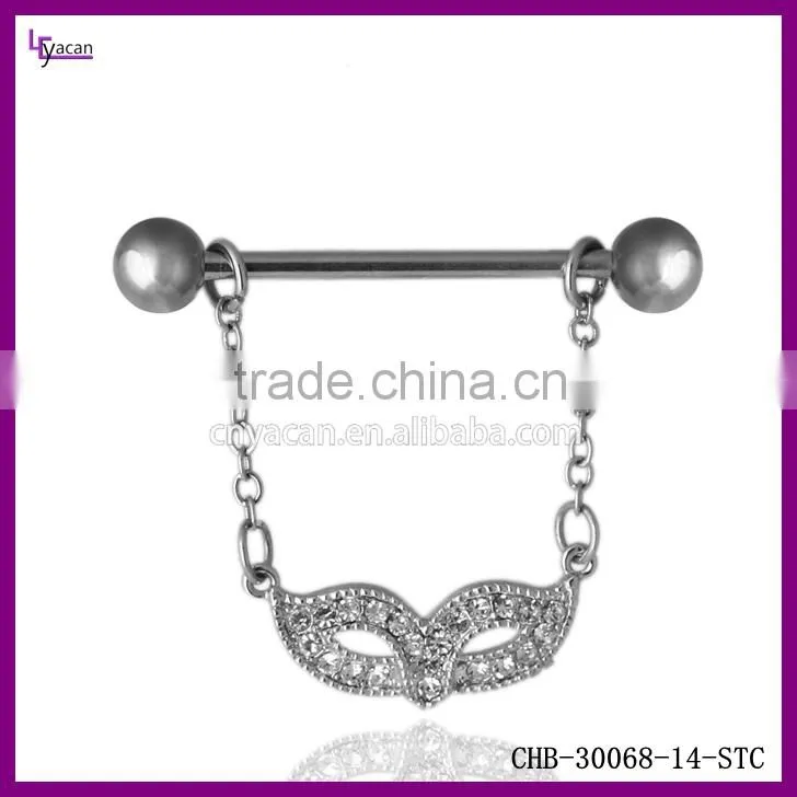 New Arrivel Vibrating Nipple Piercing Jewelry