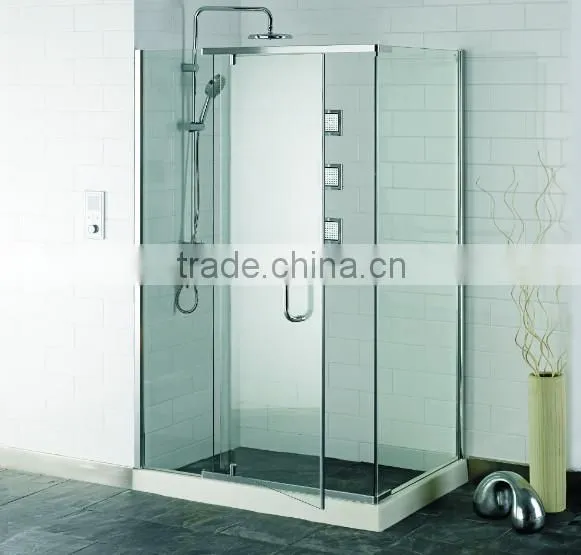 Square New product Square shape casement door shower enclosure with frame hot sale