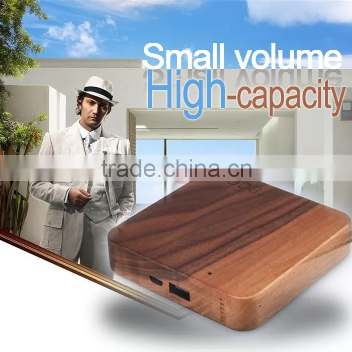 New gadget 7800mah wood power bank of cheap goods from China